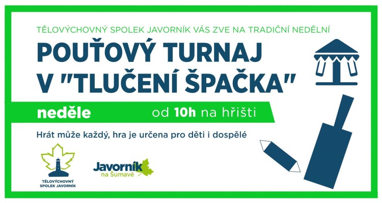 Pouťový turnaj v tlučení "Špačka"