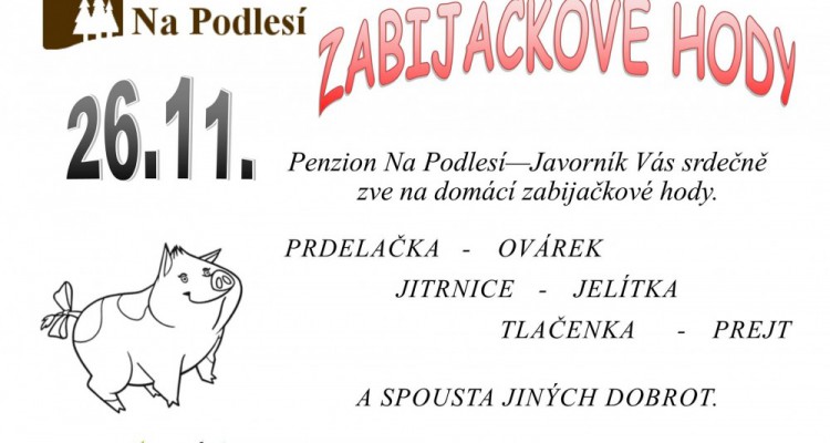 Zabijačkové hody na Podlesí