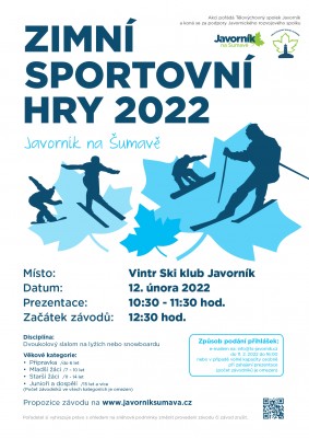 Zimní sportovní hry na Javorníku 2022