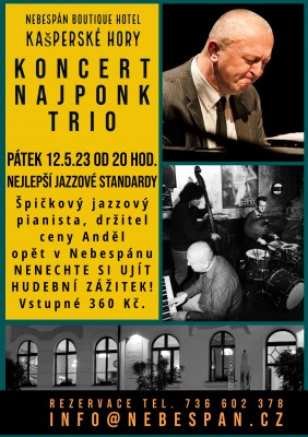 Koncert Najponk trio - Kašperské hory