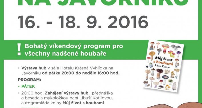 Houbařský víkend na Javorníku!