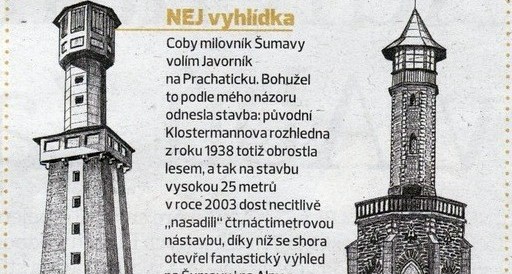 Znalec říká - NEJ výhled má Javorník na Šumavě!