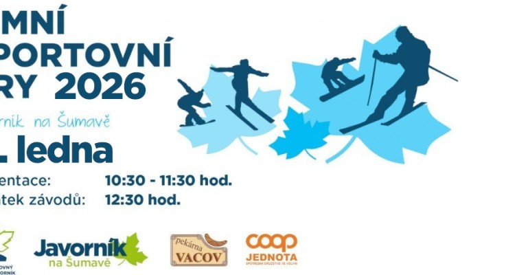 Registrace na zimní sportovní hry zahájena