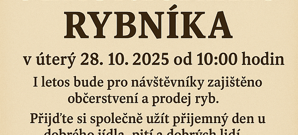 Výlov vlkonického rybníku