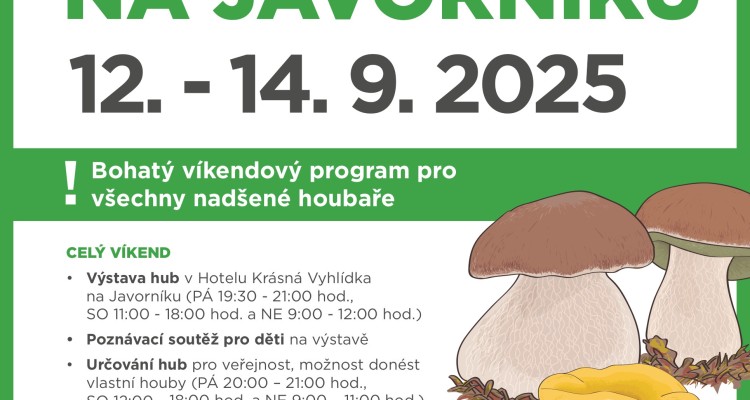 Houbařský víkend na Javorníku