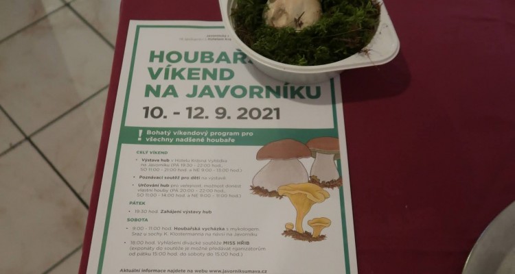 Houbařský víkend na Javorníku 2021