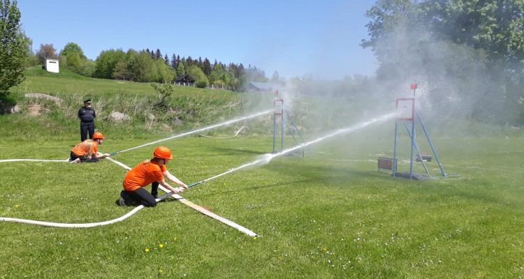 Hasičská okrsková soutěž - Benešova Hora 2022