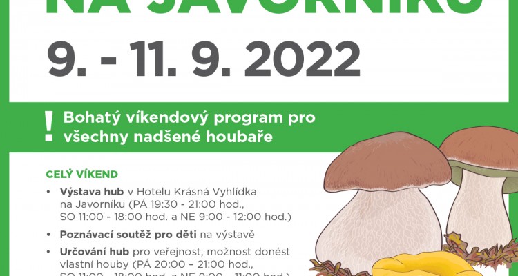 Houbařský víkend na Javorníku 2022