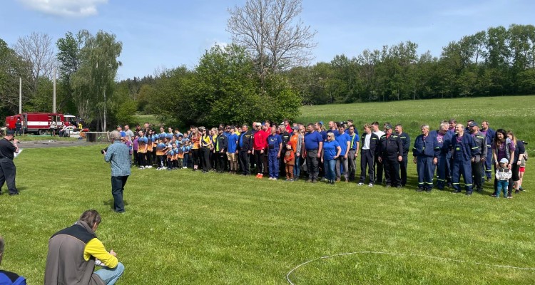Hasičská okrsková soutěž - Benešova Hora 2024